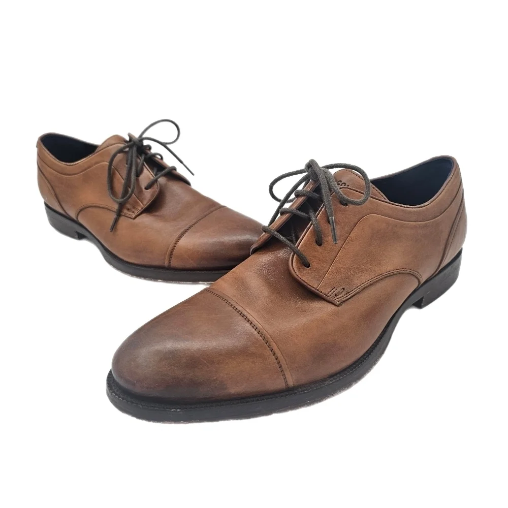 Cole Haan Carnegie Cap Toe Oxford Shoes Men’s Size 9.5 British Tan